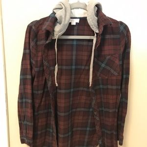 Tillys Hood Flannel